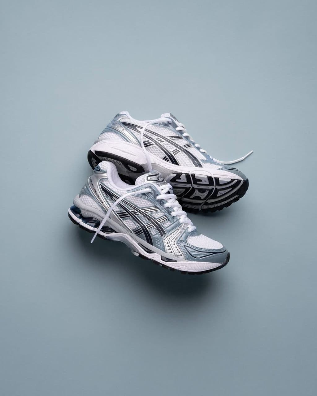 ASICS Gel-Kayano 14 — White Silver