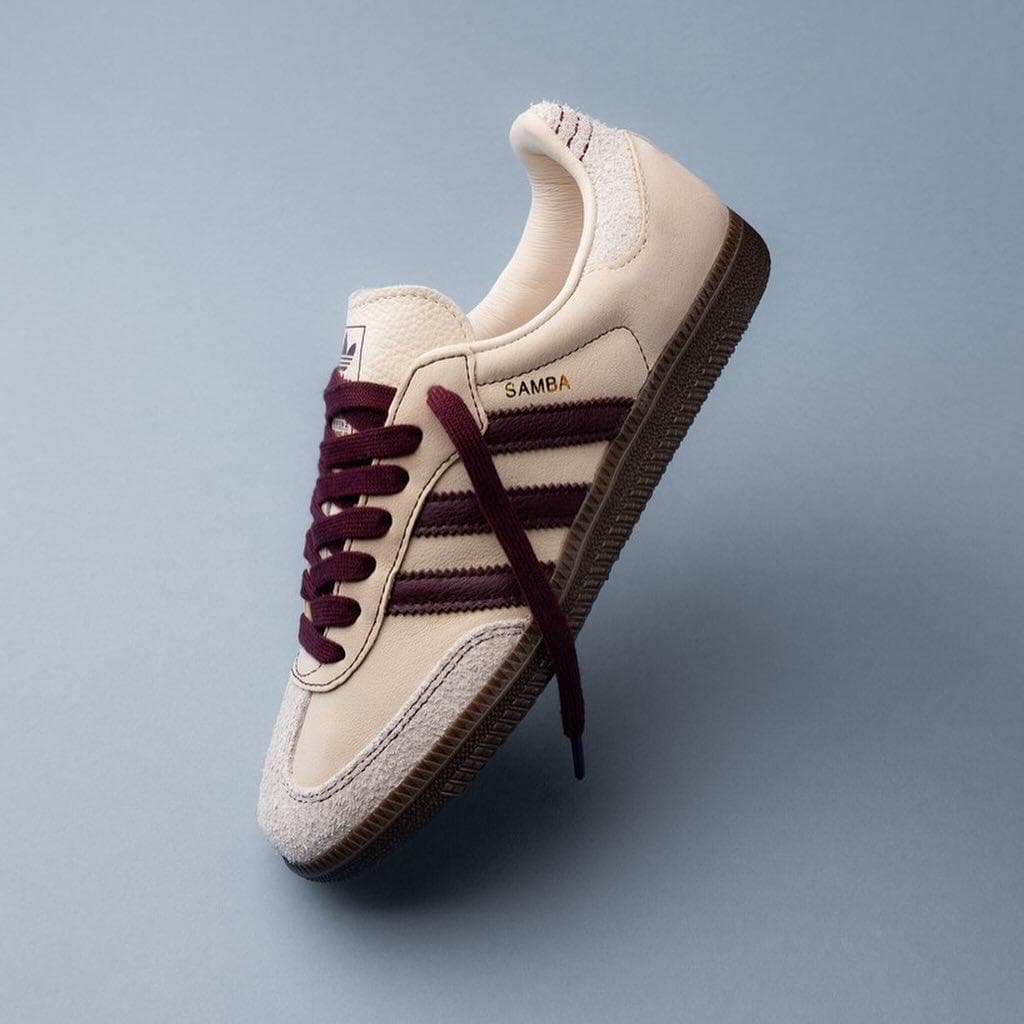 ADIDAS Samba OG — Cream Burgundy