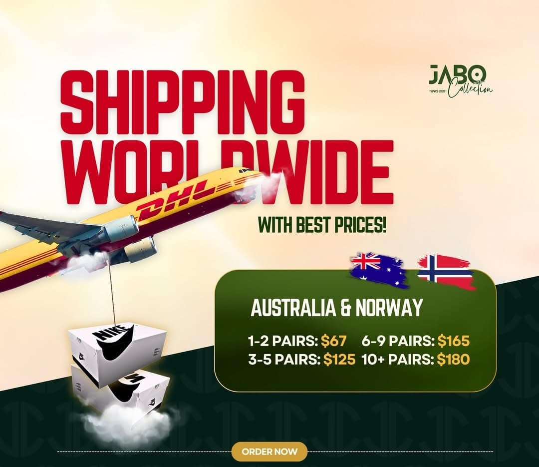 Jabo Collection ships to USA & Canada